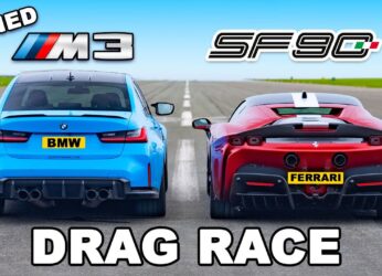 Ferrari απέναντι σε μία BMW – Τι λέτε θα γίνει;- Βίντεο