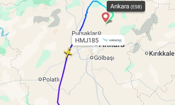 Συντριβή ιδιωτικού τζετ Falcon 50 Τουρκία Άγκυρα έρευνες διάσωσης