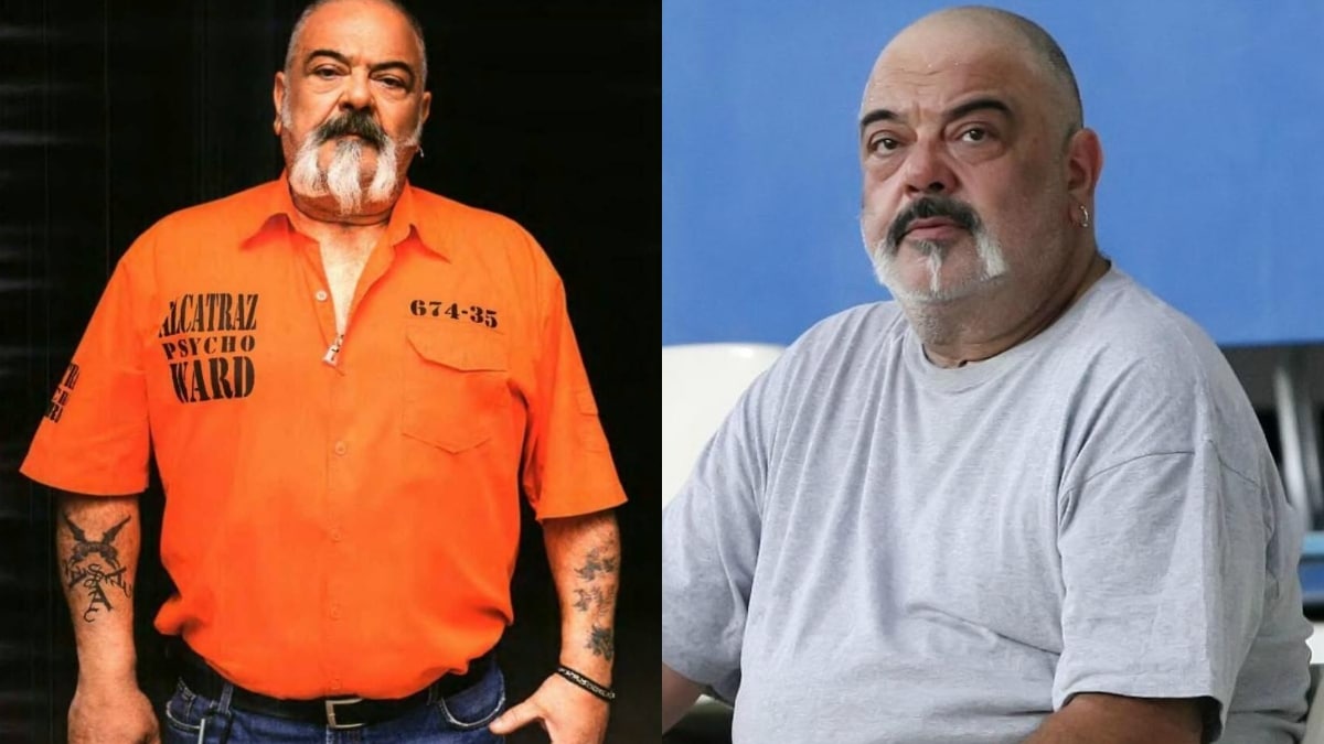 Ο ηθοποιός Στηβ Ντούζος από το κρεβάτι του νοσοκομείου περιτριγυρισμένος από την οικογένειά του