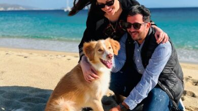 Μπάγια Αντωνοπούλου με το σκυλάκι της Μίδα στην τελευταία τους φωτογραφία