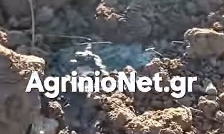 Το σημείο ταφής των ζώων στο Μεσολόγγι όπου το έδαφος έχει ποτίσει με αίμα και επικρατεί έντονη δυσοσμία