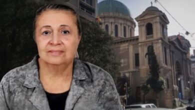 Το διαμέρισμα στην οδό Λυκαβηττού στο Κολωνάκι όπου βρέθηκε απανθρακωμένη η χήρα του πρώην υπουργού