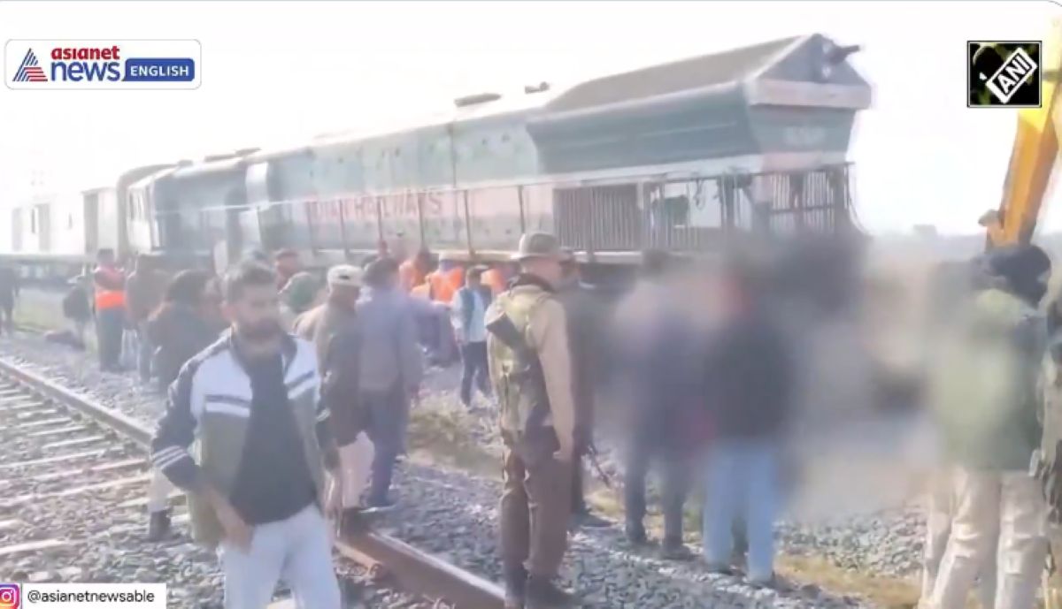 Στιγμιότυπο από τη σύγκρουση τρένου με κοπάδι ελεφάντων στην Ινδία στο κρατίδιο Ασάμ