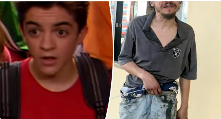 Ο ηθοποιός Τάιλορ Τσέις σε παλαιότερη τηλεοπτική του εμφάνιση και στιγμιότυπο από το βίντεο που τον δείχνει στους δρόμους
