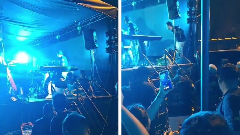 Στιγμιότυπο από τον πανικό σε συναυλία στο Περού μετά από πυροβολισμούς – Επίθεση σε μουσικούς