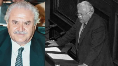 Πορτρέτο του Νίκου Ακριτίδη, ιστορικού στελέχους του ΠΑΣΟΚ και πρώην υπουργού
