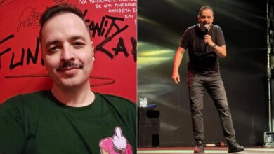 Ο Αλέξανδρος Τσουβέλας και η Ευαγγελία Καρύδη σε σπάνιο στιγμιότυπο κατά τη διάρκεια βόλτας τους στη Γλυφάδα