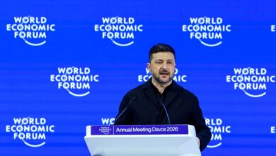 Βολοντίμιρ Ζελένσκι στο Παγκόσμιο Οικονομικό Φόρουμ στο Νταβός μιλά για τον τερματισμό του πολέμου στην Ουκρανία