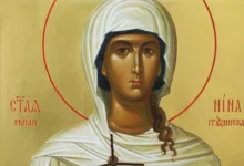 Η εικόνα της Αγίας Νίνας της Ισαποστόλου που τιμάται σήμερα 14 Ιανουαρίου από την Ορθόδοξη Εκκλησία