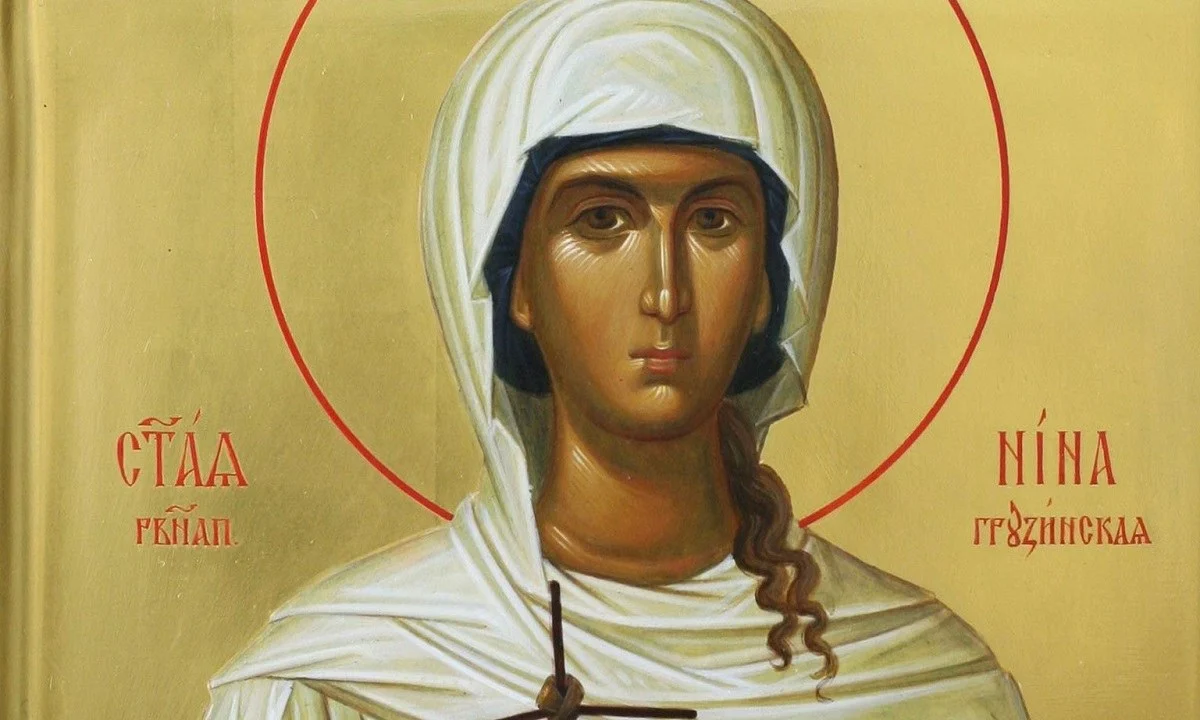 Η εικόνα της Αγίας Νίνας της Ισαποστόλου που τιμάται σήμερα 14 Ιανουαρίου από την Ορθόδοξη Εκκλησία