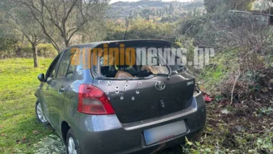 Το σημείο του εγκλήματος στην περιοχή Μακρυνεία Αγρινίου