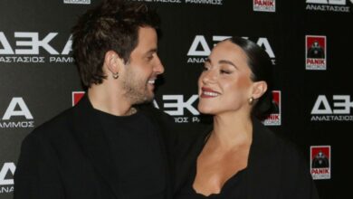 Ο Αναστάσιος Ράμμος με τη σύντροφό του Έφη Σακελλάρη