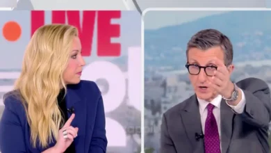 Η Μαρία Αναστασοπούλου και ο Άρης Πορτοσάλτε σε έντονη αντιπαράθεση κατά τη διάρκεια της εκπομπής Live You στον ΣΚΑΪ