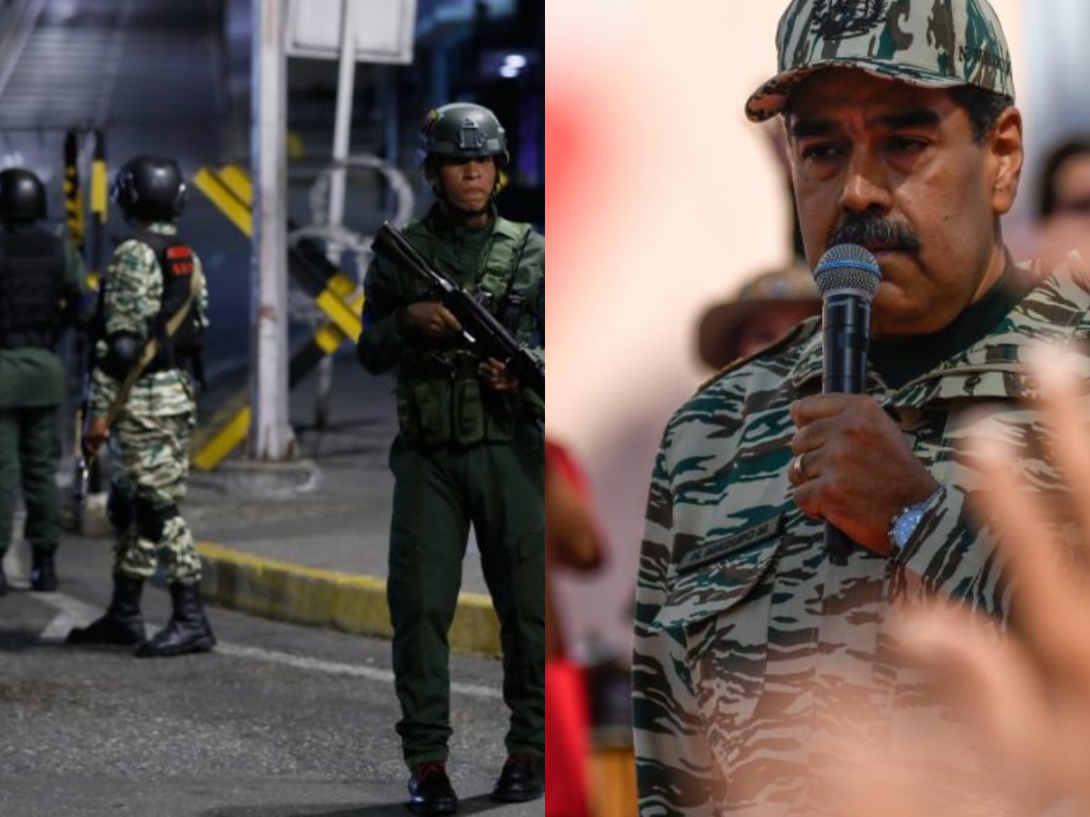 Αμερικανικά στρατεύματα και αεροσκάφη στο αεροδρόμιο του Καράκας κατά την επιχείρηση στη Βενεζουέλα