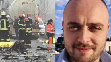 Το σημείο του πολύνεκρου τροχαίου στη Ρουμανία όπου έχασαν τη ζωή τους οι επτά οπαδοί του ΠΑΟΚ