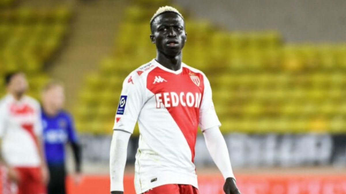 Ο Κρέπιν Ντιατά με τη φανέλα της Μονακό σε αγώνα του γαλλικού πρωταθλήματος