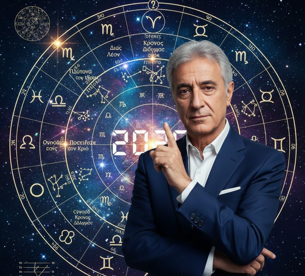 Ο αστρολόγος Κώστας Λεφάκης και ο αστρολογικός χάρτης του 2026