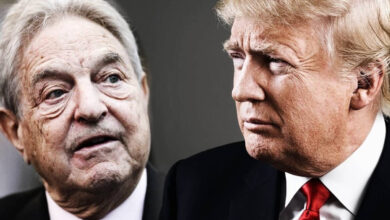 Ο Πρόεδρος Ντόναλντ Τραμπ κατά τη διάρκεια ομιλίας για τη δικαιοσύνη και την εσωτερική ασφάλεια