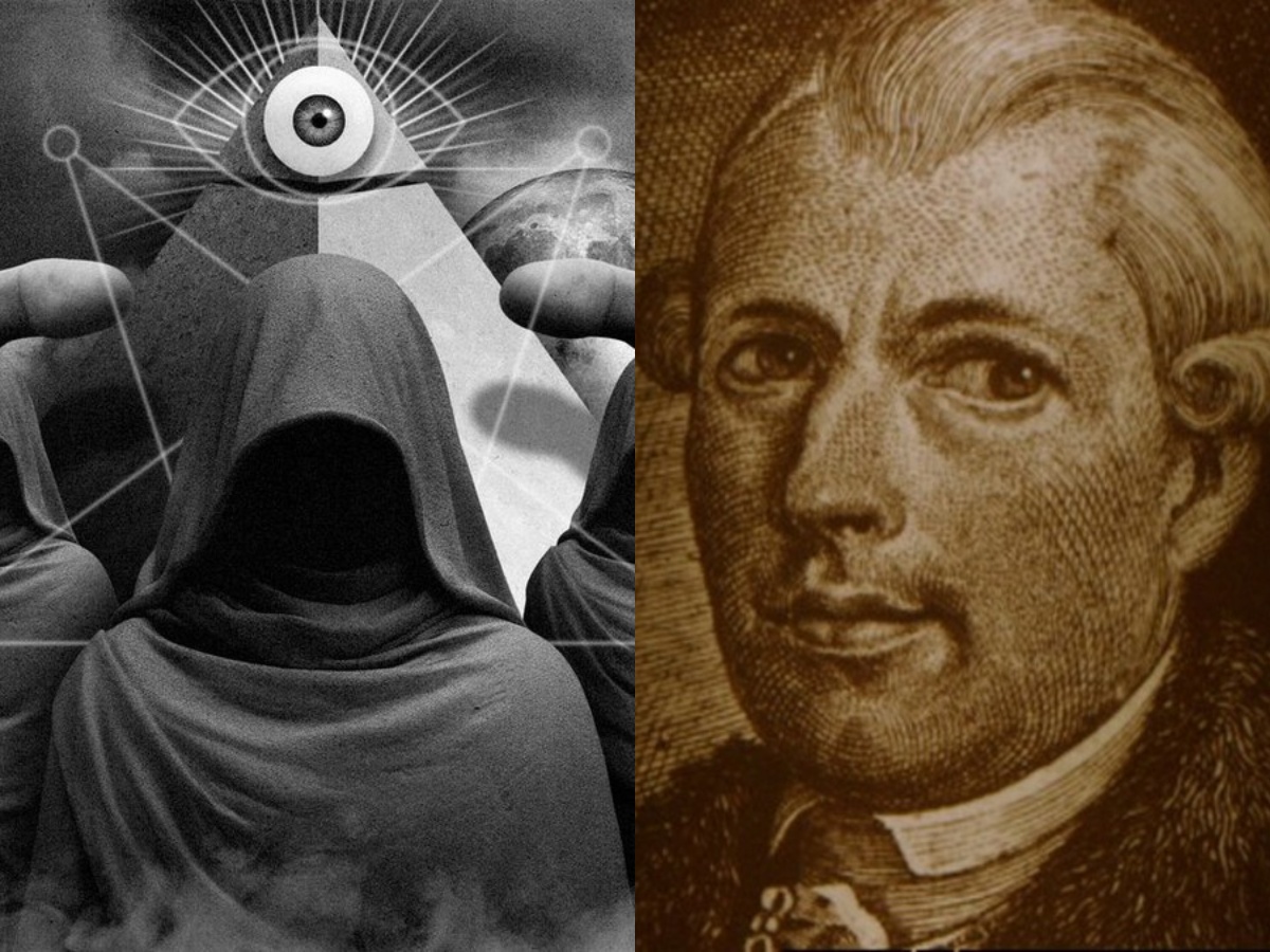 Πορτρέτο του Άνταμ Βαϊσχάουπτ, ιδρυτή του Τάγματος των Πεφωτισμένων (Illuminati)