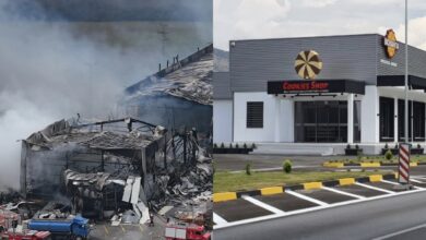 Το εργοστάσιο της Βιολάντα στα Τρίκαλα που επλήγη από τη φονική φωτιά