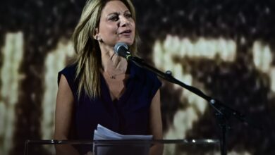 Η Μαρία Καρυστιανού σε πολιτική ομιλία για το νέο κόμμα