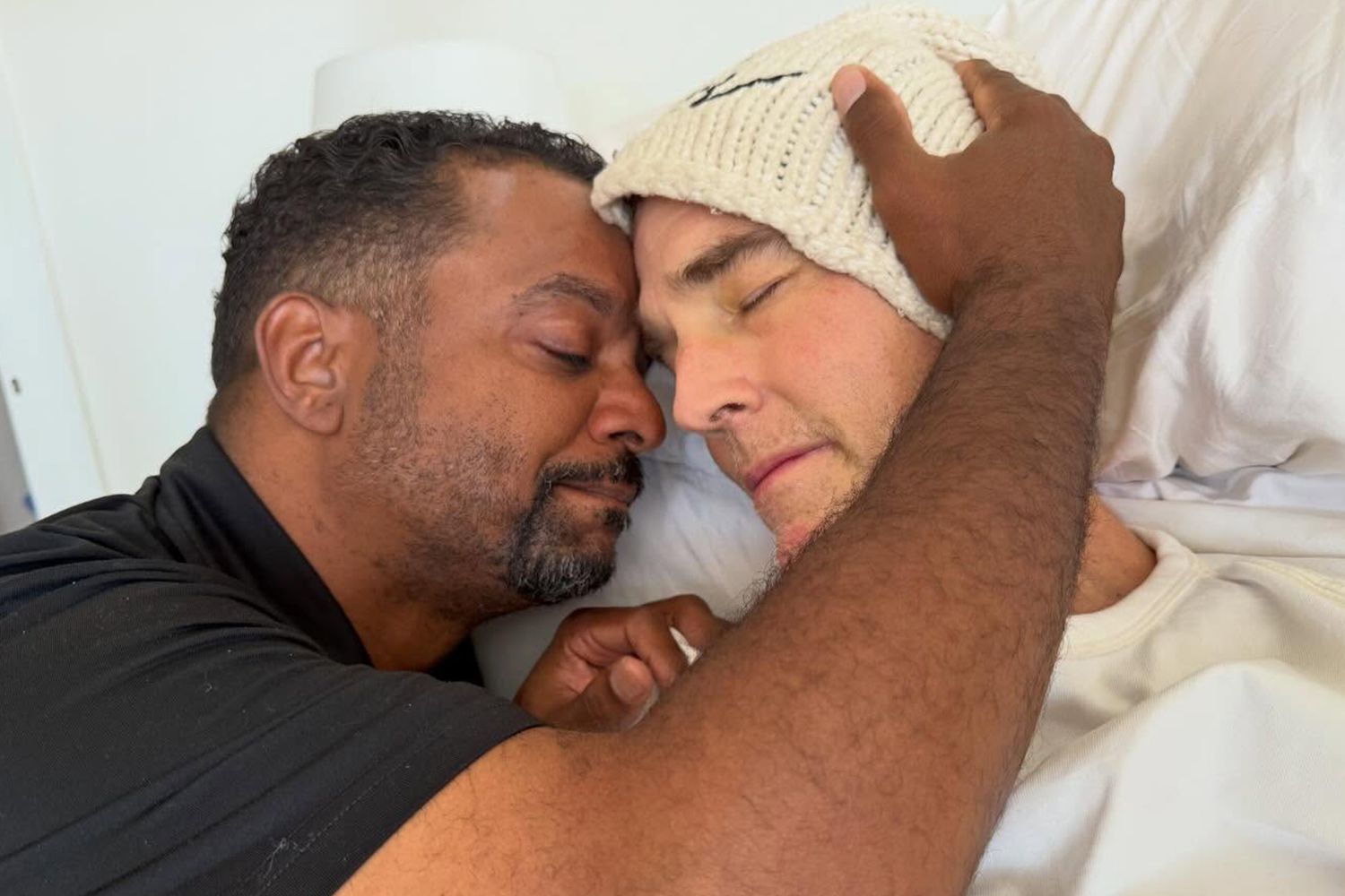 Ο Alfonso Ribeiro δίπλα στον James Van Der Beek στις τελευταίες του στιγμές