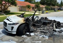 Το ηλεκτρικό SUV Jaguar I-PACE σε δρόμο, μοντέλο που αφορά η ανάκληση