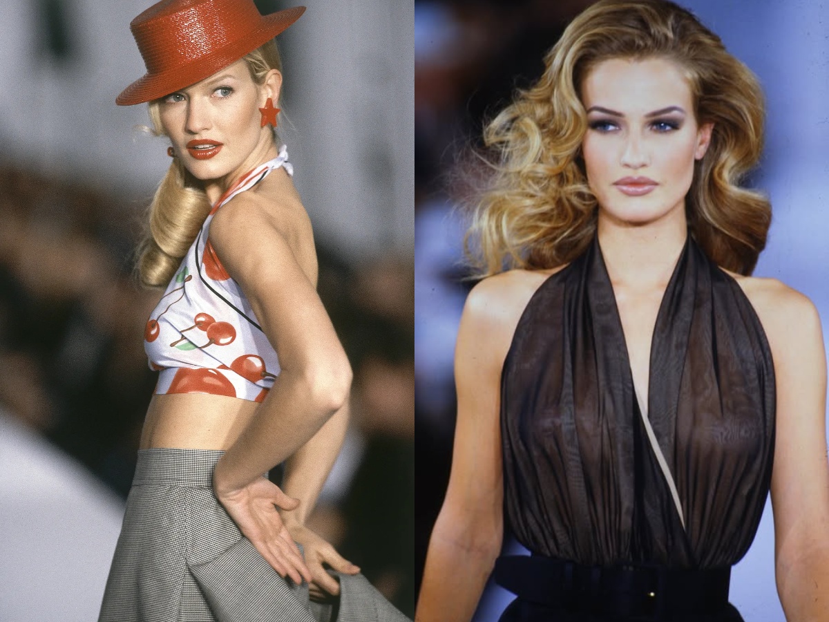 Η Karen Mulder στην πασαρέλα την εποχή της δόξας της