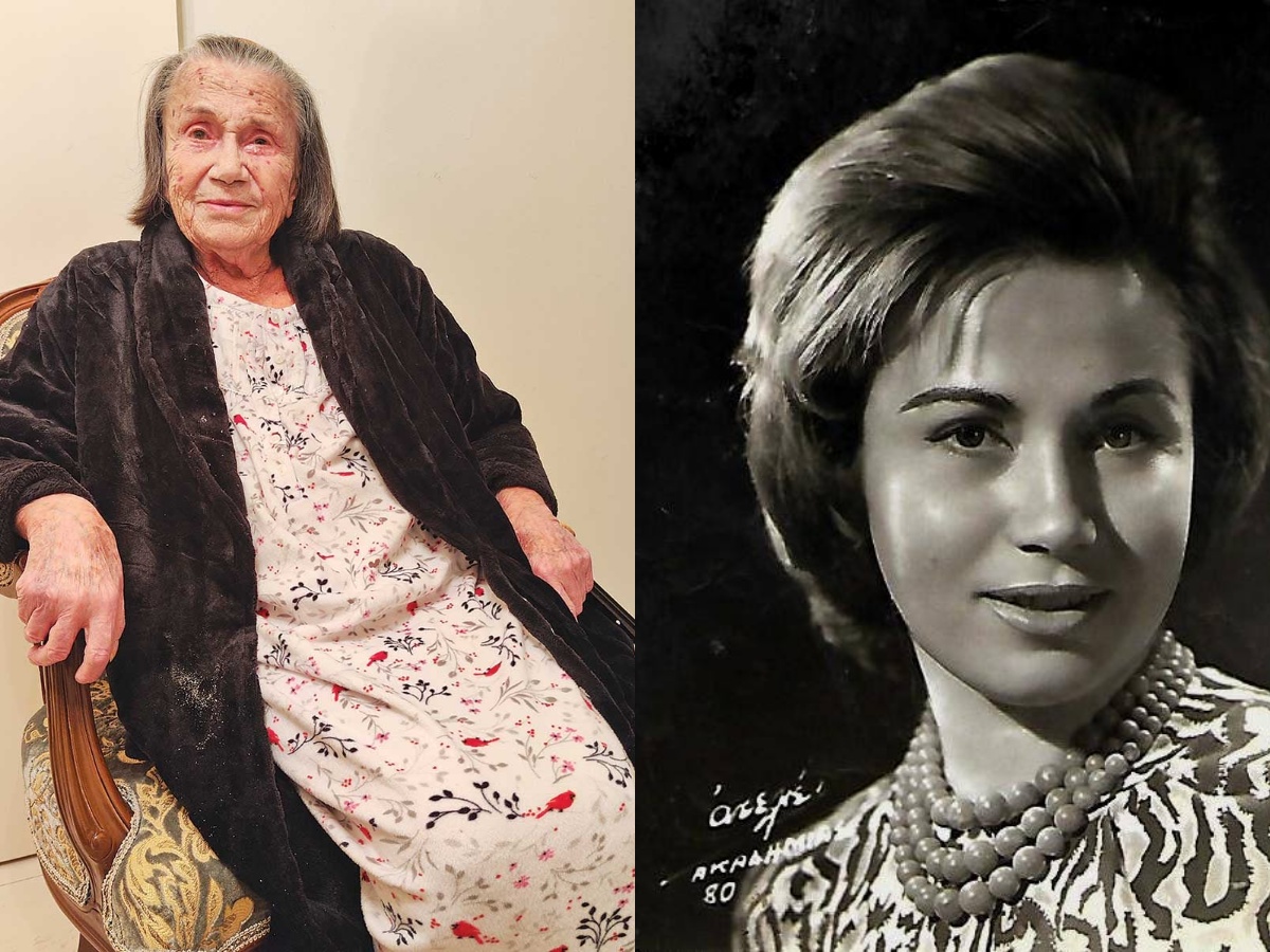 Η σπουδαία Ελληνίδα ηθοποιός Λουίζα Μπατίστα σε προχωρημένη ηλικία στο σπίτι της