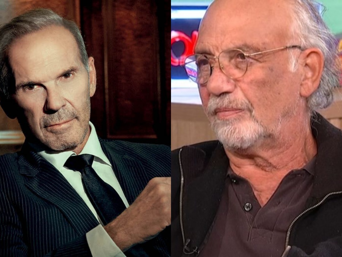 Ο εκδότης Άρης Τερζόπουλος σε συνέντευξη στην εκπομπή Στούντιο 4 της ΕΡΤ και ο Πέτρος Κωστόπουλος