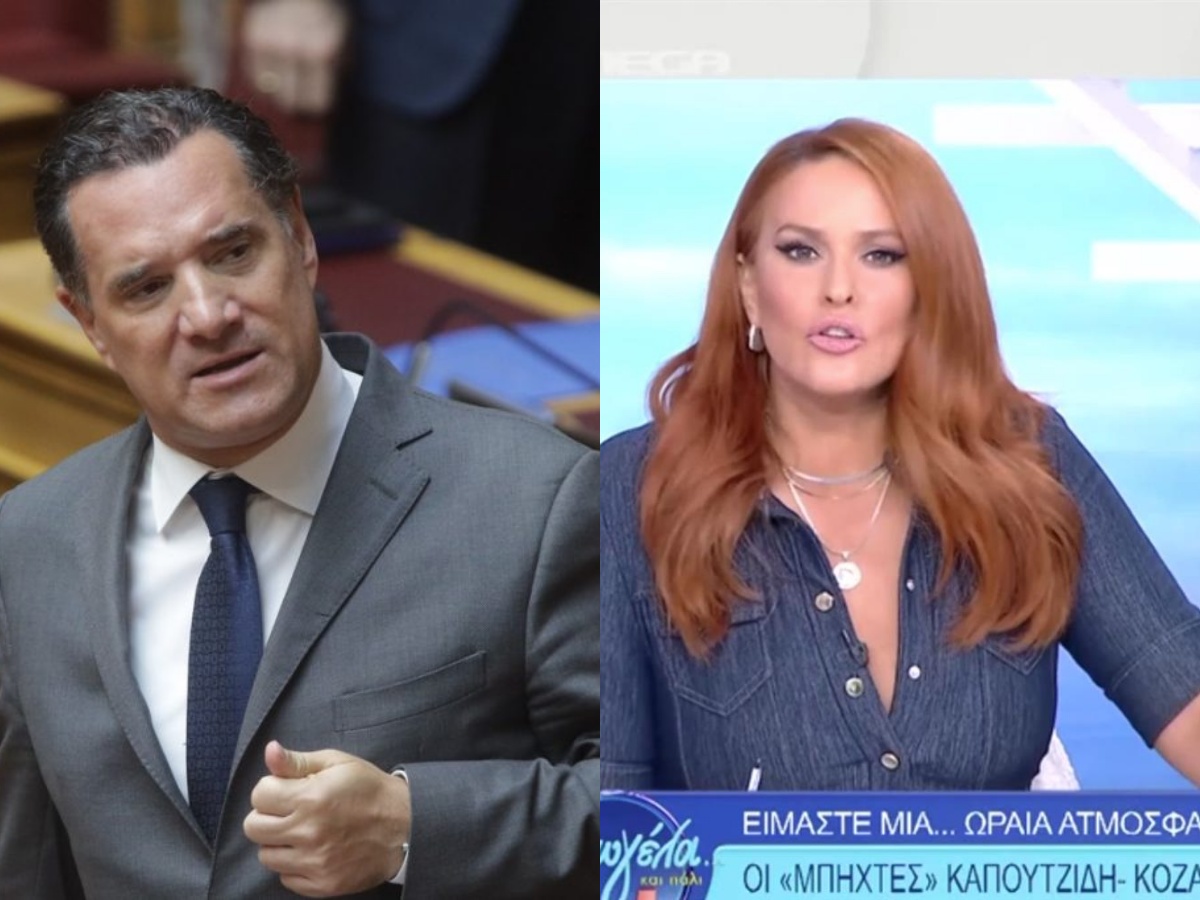 Ο Άδωνις Γεωργιάδης σε έντονο διάλογο με τη Σίσσυ Χρηστίδου στην εκπομπή Χαμογέλα και Πάλι