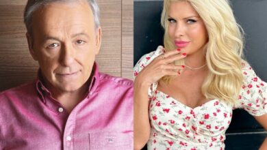 Ο Ανδρέας Μικρούτσικος και η Ελένη Μενεγάκη