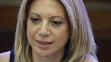 Η Μαρία Καρυστιανού σε ομιλία της για το έγκλημα των Τεμπών