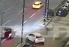 Σημείο τροχαίου ατυχήματος στη Λεωφόρο Συγγρού με ασθενοφόρο και περιπολικά