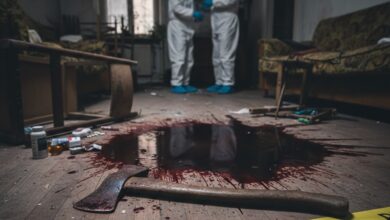 Σκεπάρνι και αστυνομική κορδέλα σε σκηνή εγκλήματος - Υπόθεση Μενεμένης