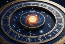 Τα σύμβολα των ζωδίων πάνω σε έναν αστρολογικό χάρτη με την ενέργεια του Δία