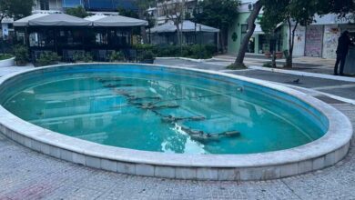 Εικόνα αρχείου από το σιντριβάνι για την τραγωδία στην Καλλιθέα