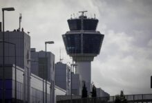 Το ραντάρ της ΥΠΑ στον λόφο Μερέντα για τον έλεγχο της εναέριας κυκλοφορίας στο αεροδρόμιο Ελευθέριος Βενιζέλος