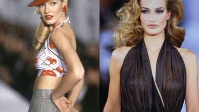 Η Karen Mulder στην πασαρέλα την εποχή της δόξας της