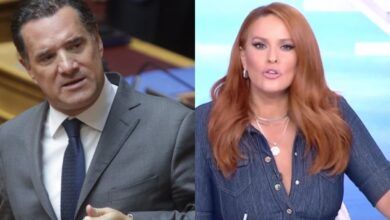 Ο Άδωνις Γεωργιάδης σε έντονο διάλογο με τη Σίσσυ Χρηστίδου στην εκπομπή Χαμογέλα και Πάλι