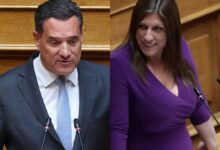 Άδωνις Γεωργιάδης και Ζωή Κωνσταντοπούλου σε έντονη αντιπαράθεση στη Βουλή