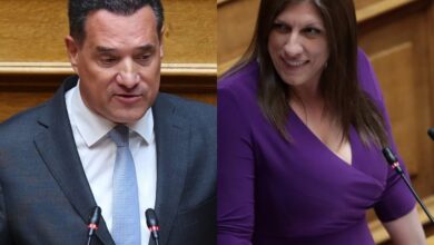 Άδωνις Γεωργιάδης και Ζωή Κωνσταντοπούλου σε έντονη αντιπαράθεση στη Βουλή