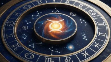 Τα σύμβολα των ζωδίων πάνω σε έναν αστρολογικό χάρτη με την ενέργεια του Δία