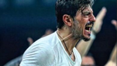 Ο Δημήτρης Γιαννακόπουλος στις κερκίδες του ΟΑΚΑ παρακολουθώντας τον αγώνα του Παναθηναϊκού AKTOR