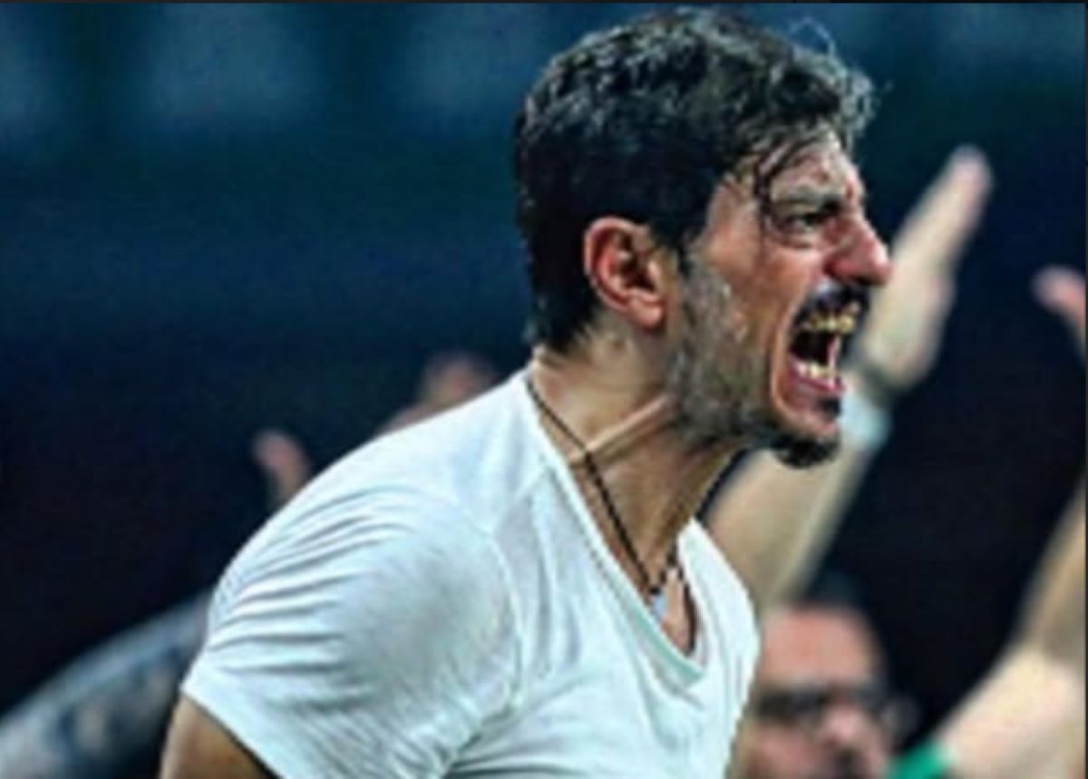 Ο Δημήτρης Γιαννακόπουλος στις κερκίδες του ΟΑΚΑ παρακολουθώντας τον αγώνα του Παναθηναϊκού AKTOR