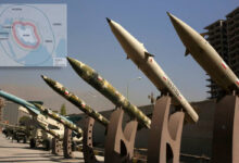 Εκτοξεύσεις πυραύλων στη Μέση Ανατολή κατά τη διάρκεια της ιρανικής επίθεσης