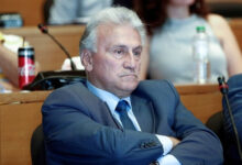 Ο Παναγιώτης Ψωμιάδης στο δικαστήριο κατά την ανακοίνωση της ποινής για τα 45άρια