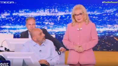 Η Αγγελική Νικολούλη με έντονο ύφος κατά τη διάρκεια της εκπομπής Φως στο Τούνελ μετά από απειλητικό μήνυμα