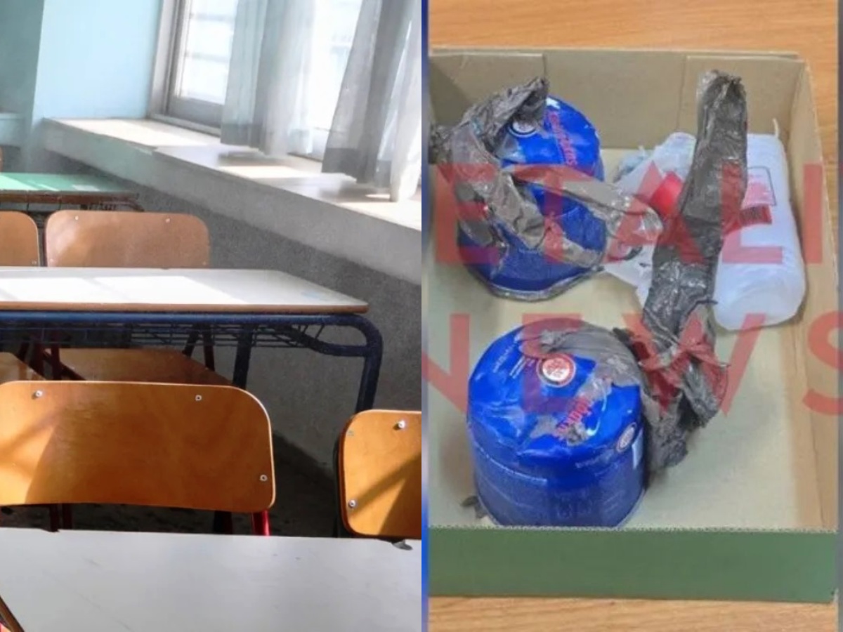 Η αυτοσχέδια βόμβα και το σχολικό συγκρότημα στο Ηράκλειο μετά την έκρηξη