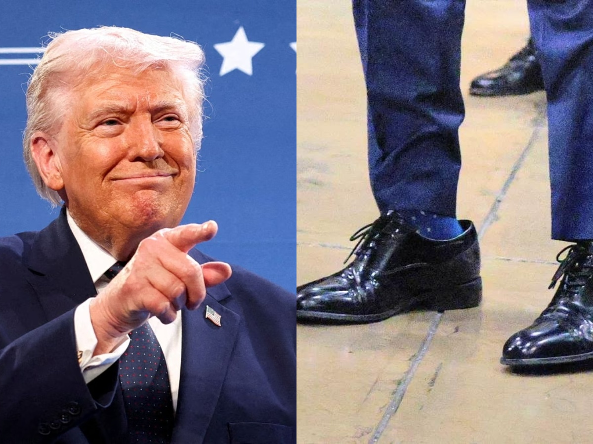 Ο Ντόναλντ Τραμπ και υπουργοί της κυβέρνησης που φορούν δερμάτινα παπούτσια Florsheim